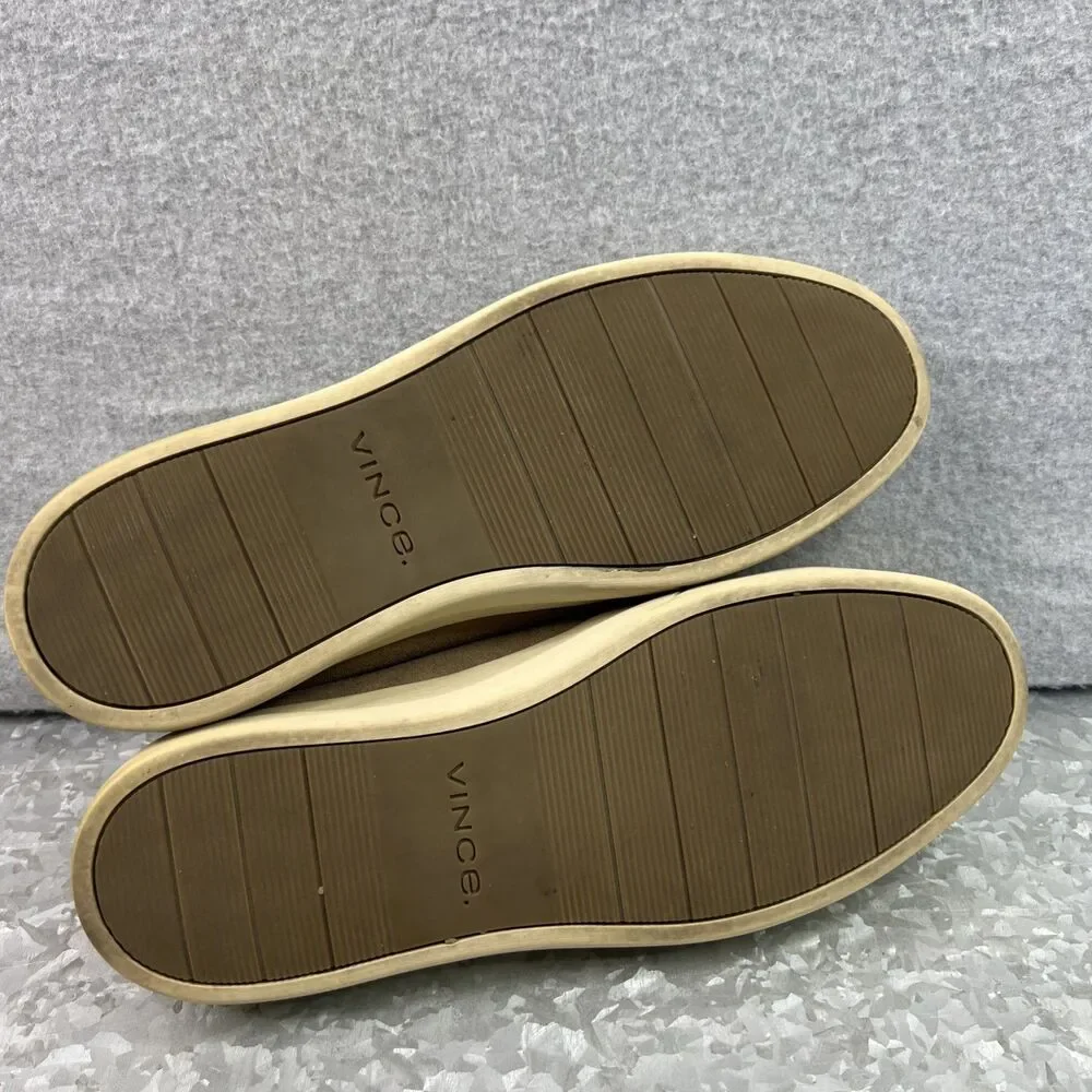 Vince Men's Copeland Suede Sneaker Beige 10 Casual Minimalist Quiet Luxury